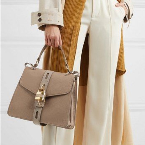 Chloe Medium Day pebbled leather autumnal brown bag with gold hardware 🔑 NWT - Picture 2 of 16